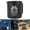 300ML Camping Mug Aluminum Alloy Tea Beer Coffee Mug Lightweight for Outdoor Use