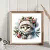 Cat - 18CT Stamped Cross Stitch - 30*30cm