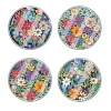 [Upgrade]4Pcs Acrylic Special Shape Flower DIY Waterproof Diamond Painting Coaster
