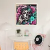 Skull Girl-11CT Stamped Cross Stitch 40*40cm/15.75*15.75in