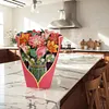 Floral Thank You Card 3D Pop Up Card for All Occasion (Blossoms)