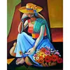 Woman-Paint by Numbers Acrylic Painting 40*50CM