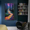 >SALE<5D DIY Full Round Drill Diamond Painting Graveled Path Home Decoration Art Craft