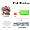 (US Local)Flower Double Sided Effect Table Top Diamond Painting Desktop Ornaments Kit(Phalaenopsis)