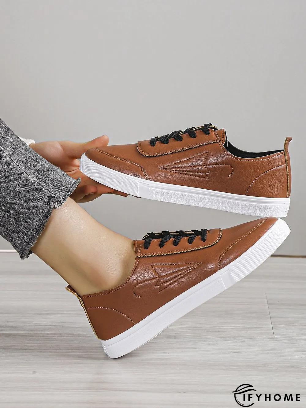 Women's Lace-up Front Flat Shoes | IFYHOME
