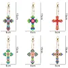 6pcs/set Cross Diamond Painting Keychain DIY Diamond Mosaic Kit Bag Pendant 