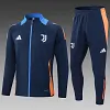 2024/2025 Juventus Half-Pull Training Suit Royal Blue Football Shirt 1:1 Thai Quality Set love fball