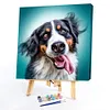 Dog-Paint by Numbers Acrylic Painting 40*40CM