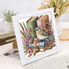 5D DIY Partial Special Shaped Drill Diamond Painting Bird Home With Frame Kit 19.2x19.2cm