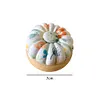 Pumpkin Shaped Magnetic Needle Pin Cushion Holder DIY Craft Random Pattern