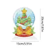 >SALE<DIY Crystal Diamond Ornament Art Craft Snowball Acrylic Kids Gift (B64)