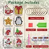 8PCS DIY Diamond Painting Art Wine Glass Charm Christmas Pendant Kits