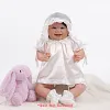 White Reborn Baby Doll Clothes Adorable Outfit for 17''-20'' Reborn Baby - RBBI-Myrebornbabydoll&reg; Myrebornbabydoll&reg;