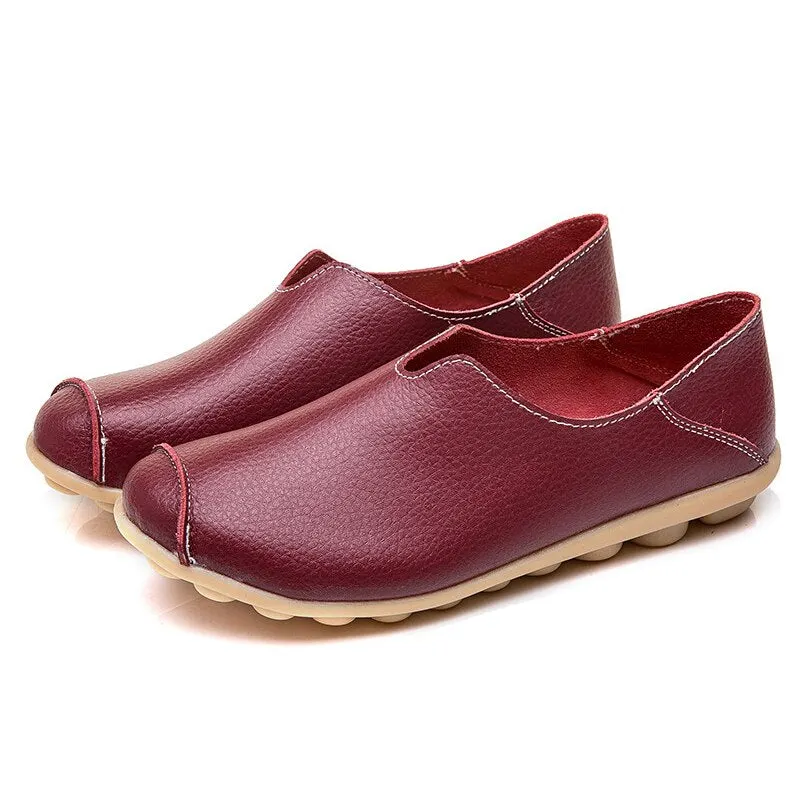 Women Fashion Elegant Ladies Flat Single Shoes 2021 Casual Loafers Female Lazy Shoes Comfort Low Heel Slip On Shoes Walking Lady