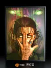 3D Decorative Paint of Light Guide Transformation Eren Yeager with LED - Attack On Titan Decorative Painting - Mystical Art Studios