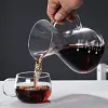Glass Pot with Filter, High Temperature Resistant Espresso Pots, Graduated Scale, Coffee Server for Home Barista Coffee Maker