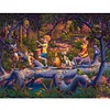 (Big Size)Winnie The Pooh - 11CT Stamped Cross Stitch - 60*50cm - Disney