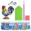 >SALE<Diamond Painting Desktop Decor with Light for Office Desktop Decor (Rooster)