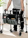 Walker Bag Waterproof Multi-Pockets Armrest Side Storage Bag for Seniors Elderly