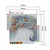 >SALE<5D DIY Full Drill Diamond Painting Peafowl Cross Stitch Mosaic Craft Kit