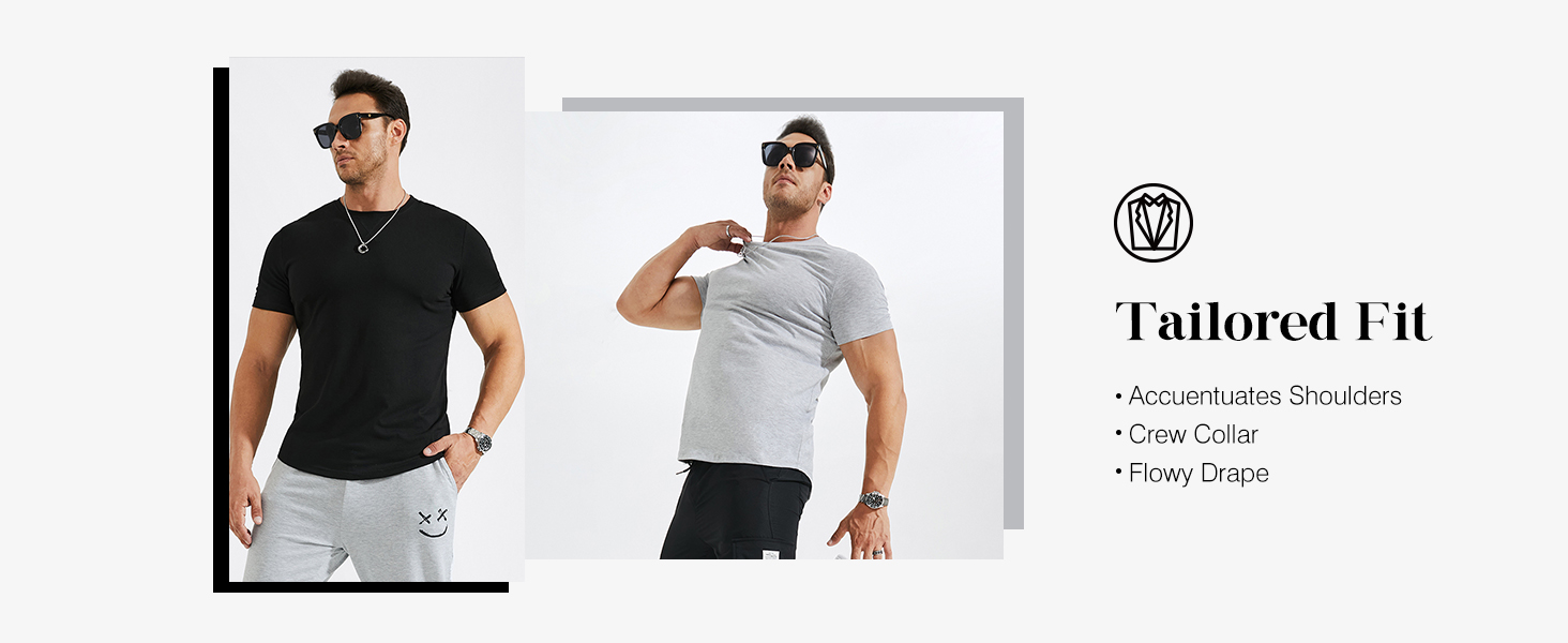 white t shirts for men