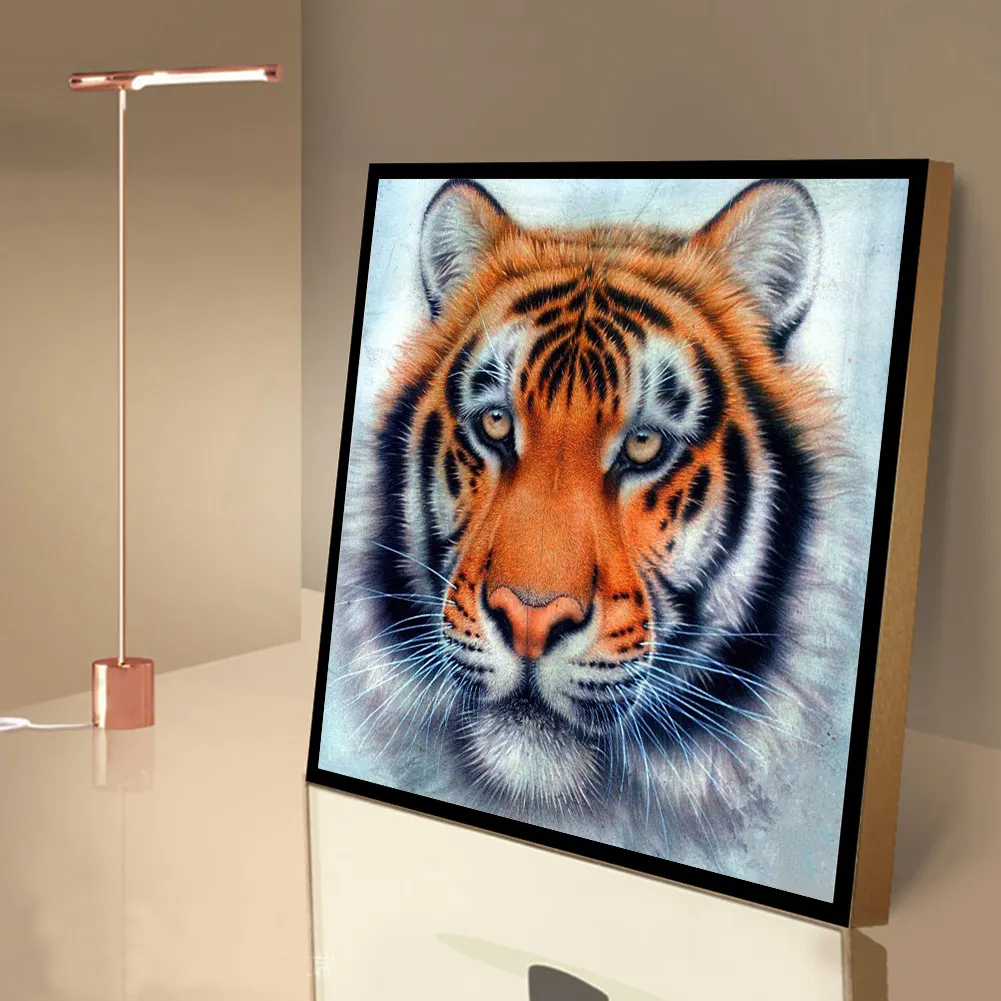 Diamond Painting - Full Round Drill - Tiger(30*30cm)