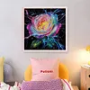 Rose-11CT Stamped Cross Stitch 40*40cm/15.75*15.75in