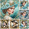 (Multi-Style)Noble Lady-Partial Special Shaped Diamond Painting 30*30CM