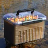 Plastic Fishing Box Minnow Squid Jig Hard Bait Container Hard Lure Sea Tool Case