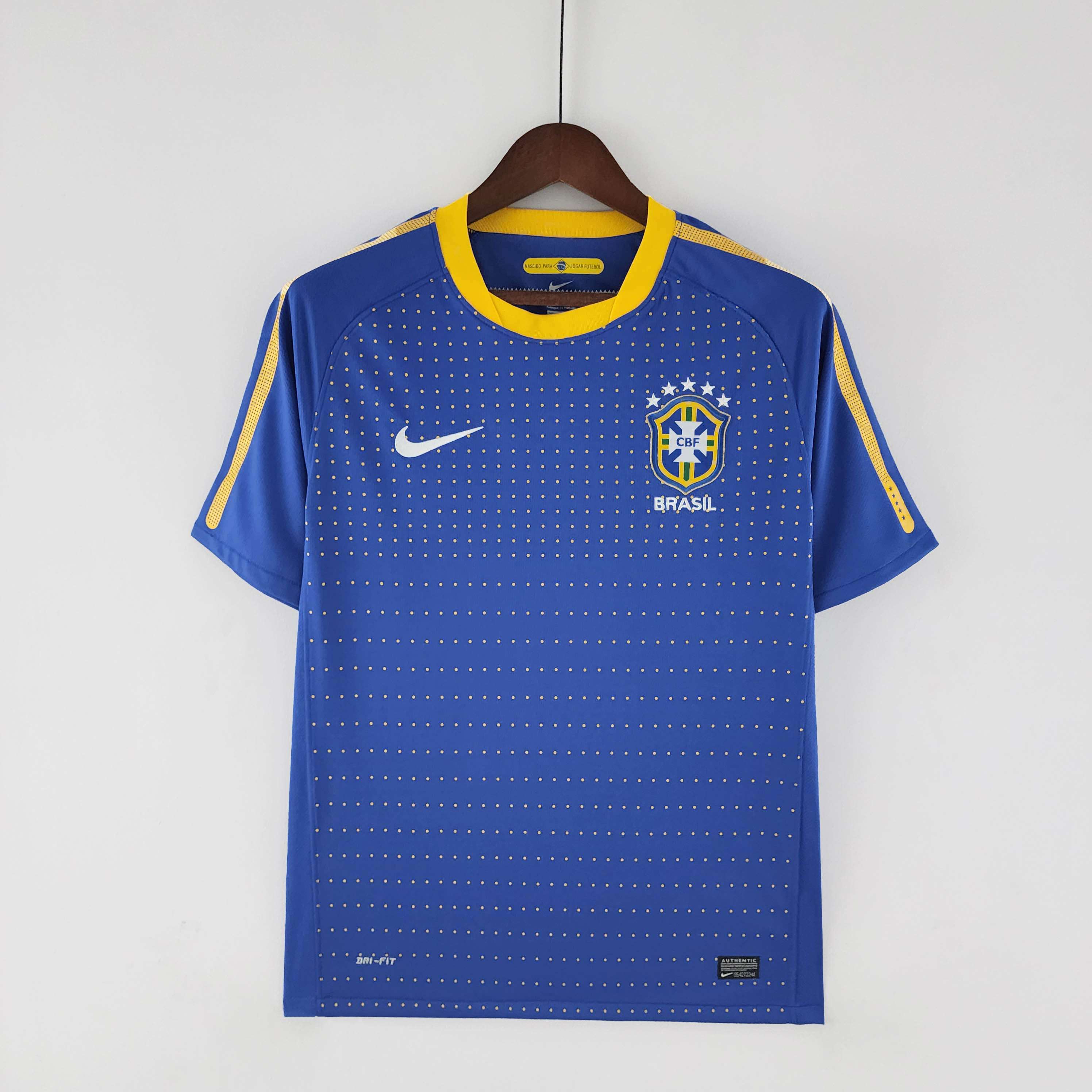 2010 Retro Brazil Away Soccer Jersey_Football Shirt 1:1 Thai QualityFootball Shirt 1:1 Thai Quality