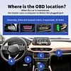 OBD2 Scanner Diagnostic Tool Car Code Reader with Battery Tester Live Data