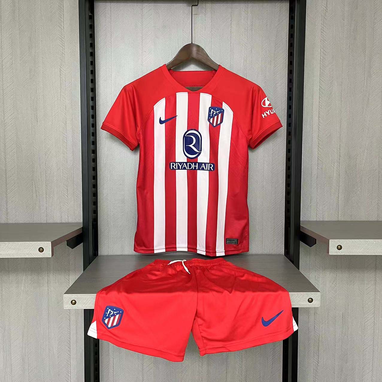 2023-2024 Kids Atletico Madrid Home 1:1 Football Shirt 1:1 Thai Quality