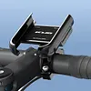 Bicycle Phone Holder 360 Rotation Aluminum Alloy Motorcycle Navigation Bracket