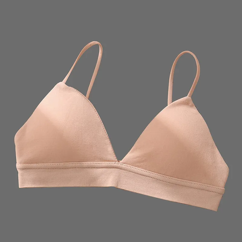 Women Wirefree Tank Top Intimates Sexy Crop Top Lingerie Seamless Push Up Brassiere Padded Female Backless Camisole for Girls