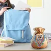 (US Local)Acrylic Wooden Owl Bag Shape Diamond Painting Piggy Bank Storage Box Kit