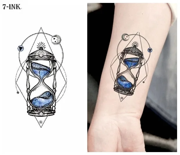 Waterproof Temporary Tattoo Sticker Wings Feather Small Element Fake Tatto Flash Tatoo Hand Arm Chest Art for Kids Men Women