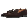 Handmade Fashion Men Tassel Suede Leather Boat Dress Shoes