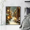 (Stamped/Counted) Snowy - 11CT Cross Stitch 40*50cm