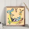 (Stamped/Counted) Evolution Form Of Pok&eacute;mon Eevee - 11CT Cross Stitch 50*50cm/19.69*19.69in