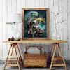 Wolf-11CT Stamped Cross Stitch Kit(36x46cm)
