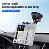 Suction Cup Car Tablet Holder with Adjustable Arm & 360 Rotation Car Phone Mount for Dashboard & Windshield Heavy Duty Truck Accessories