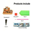 >SALE<Halloween Pumpkin Cat Wood 2D/Flat DIY Diamond Painting Hooks Home Decor Craft