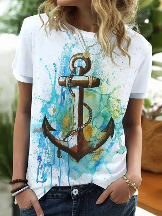 Casual Loose Short Sleeve T-Shirt
