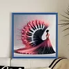 (Counted/Stamped)Piano Girl-11CT Cross Stitch 40*40cm