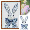 (Multi-Style) Blue And White Porcelain-11CT Stamped Cross Stitch 40*40cm/40*60cm