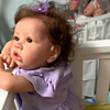 20'' Sylvie With Brown Hair And Eyes Reborn Baby Doll Girl, Handmade Huggable Baby Doll - RBBI-Myrebornbabydoll&reg; Myrebornbabydoll&reg;