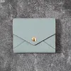 Short wallet made of top-grain cowhide, multi-functional color-blocked wallet, document holder, and card holder