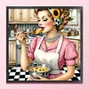 Kitchen Housewife-11CT Stamped Cross Stitch 50*50cm/19.69*19.69in