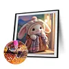 Diamond Painting-DIY Full Round Drill Rabbit