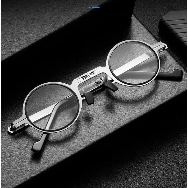 👓Uniform for men and women👓Ultra-light titanium alloy folding reading glasses